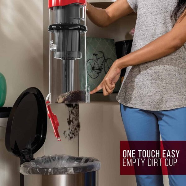 Dirt Devil Endura Lite Bagless Vacuum Cleaner, Small Upright for Carpet and Hard Floor, Lightweight, UD20121PC, Red - Image 6