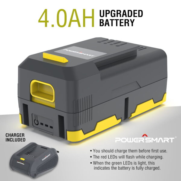 40V Cordless String Trimmer with 4.0 Ah Battery and Charger DB2603 - Image 10