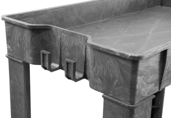 WEN Products 500   Pound Capacity 40 by 17   Inch Two   Shelf Service Utility Cart - Image 5