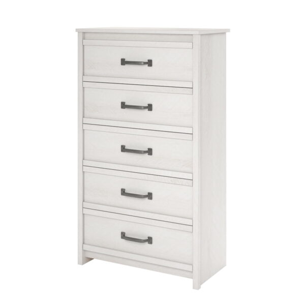 Gardens Rustic Ranch 5 Drawer Dresser, Ivory Oak - Image 4