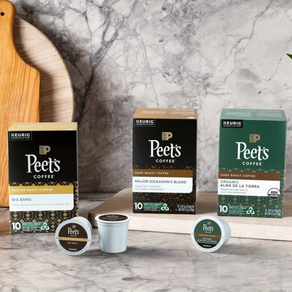 Peet s Coffee French Roast, Dark Roast, 54 Count Single Serve K-Cup Coffee Pods for Keurig Coffee Maker - Image 9