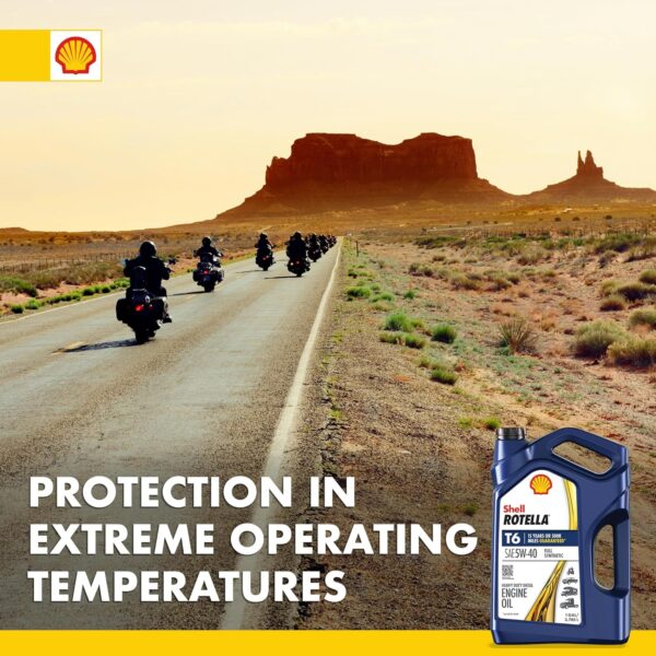 Shell Rotella T6 (3 1 Gal): Full Synthetic 5W-40 Diesel Oil, Bulk Value - Image 8