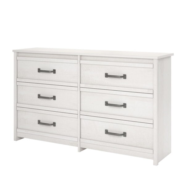 Gardens Rustic Ranch 6 Drawer Dresser, Ivory Oak - Image 5