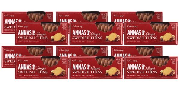 Annas Thins   Ginger Pepparkakor   5.25 Ounce (Pack of 12)