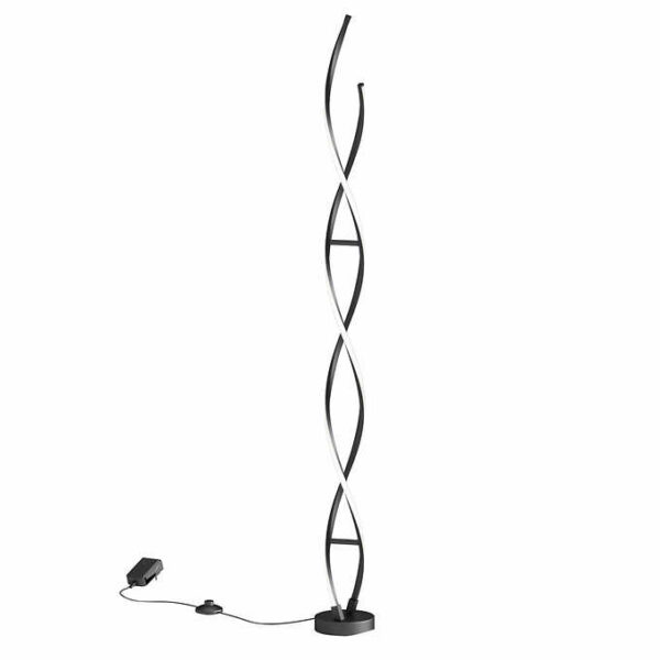 Swirl Floor Lamp, Black - Image 2