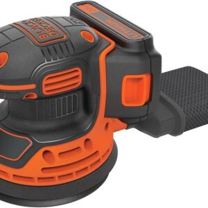 20V MAX Orbital Sander, Cordless, 12,000 OPM, 2 Sandpaper Sheets, Battery and Charger Included (BDCRO20C)