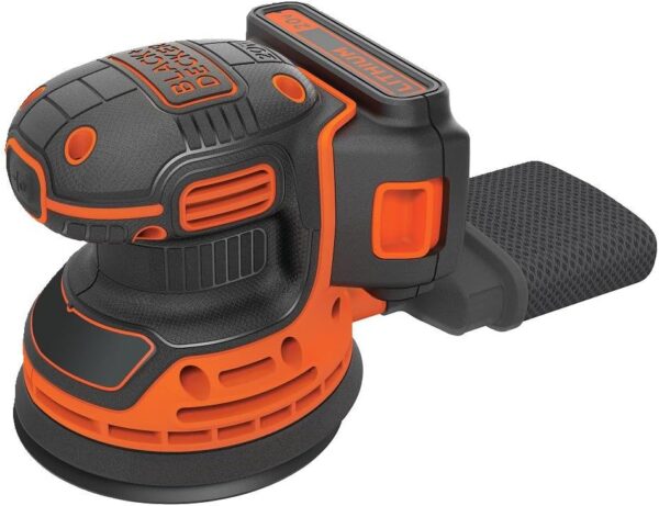 20V MAX Orbital Sander, Cordless, 12,000 OPM, 2 Sandpaper Sheets, Battery and Charger Included (BDCRO20C)
