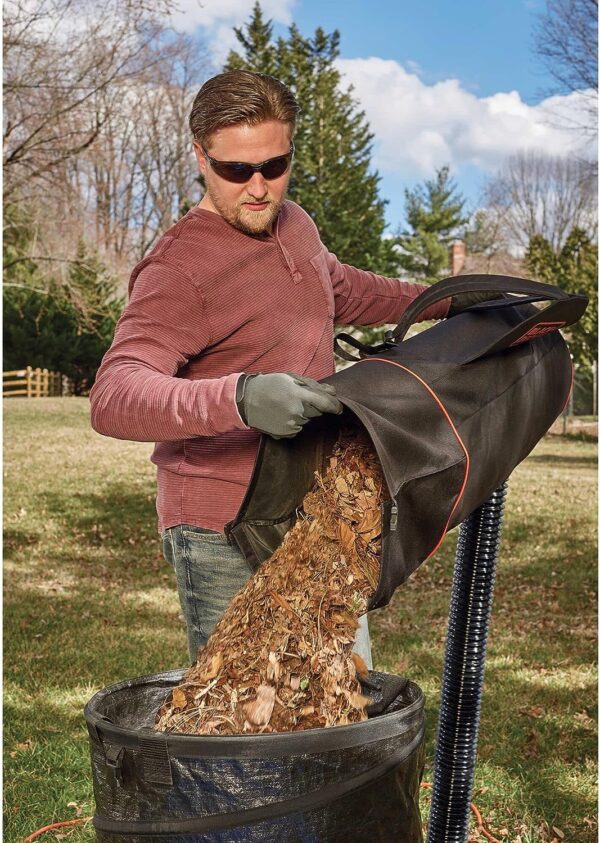 Electric Leaf Blower, Leaf Vacuum and Mulcher 3 in 1, 250 mph Airflow, 400 cfm Delivery Power, Reusable Bag Included, Corded (BEBL7000) - Image 5