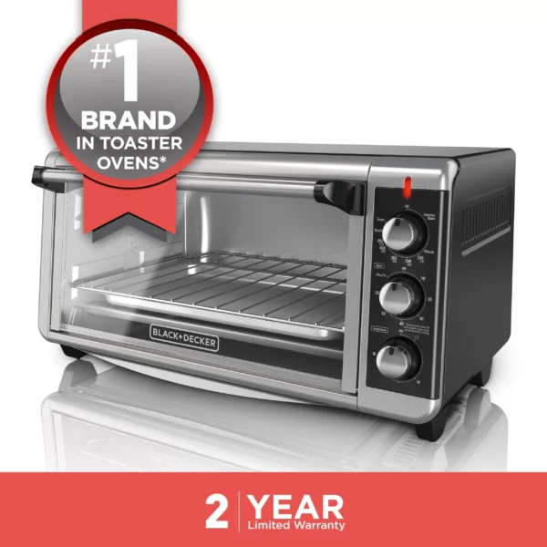 TO3250XSB 1500 W 8-Slice Stainless Steel Toaster Oven with Broiler - Image 9