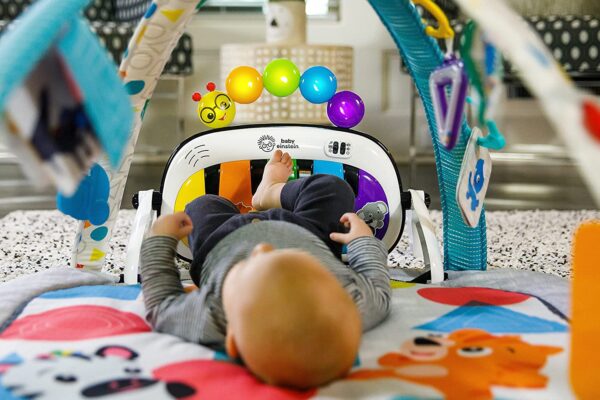 Baby Einstein 4-in-1 Kickin  Tunes Music and Language Play Gym and Piano Tummy Time Activity Mat - Image 10