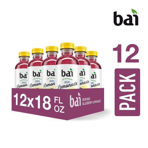 Bai Flavored Water, Burundi Blueberry Lemonade, Antioxidant Infused Drinks,12 Count - Image 6