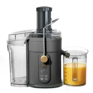 Beautiful 5-Speed Juice Extractor with Touch Activated Display, Oyster Grey,