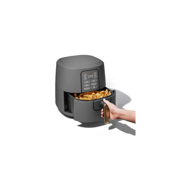 Beautiful 6 Quart Touchscreen Air Fryer, Oyster Grey - Image 5