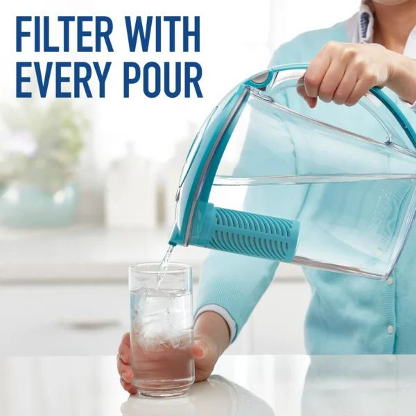 Filter as You Pour Water Pitcher, 10 Cup   Lake Blue - Image 15