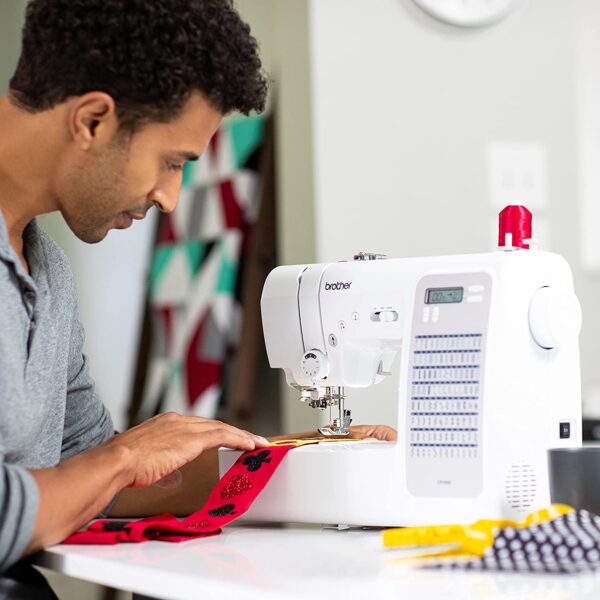 CP100X Computerized Sewing and Quilting Machine, White - Image 5