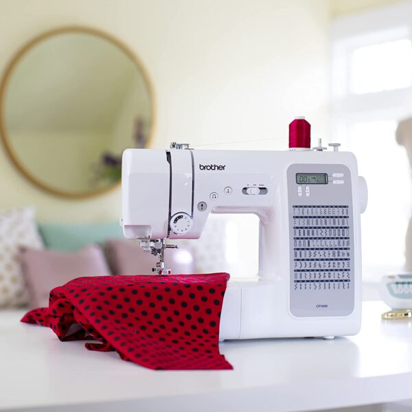 CP100X Computerized Sewing and Quilting Machine, White - Image 7