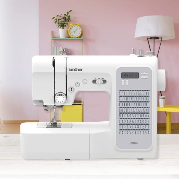CP100X Computerized Sewing and Quilting Machine, White - Image 8