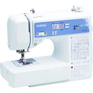 XR9550 Sewing and Quilting Machine, Computerized, 165 Built-in Stitches, LCD Display, Wide Table, 8 Included Presser Feet, 20x12x17, White