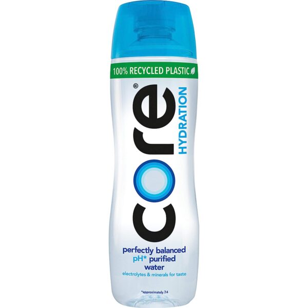 CORE Hydration, Nutrient Enhanced Water, Perfect 7.4 Natural pH, Ultra-Purified With Electrolytes and Minerals, Cup Cap For Sharing, 44 Fl Oz, Pack of 12 - Image 8