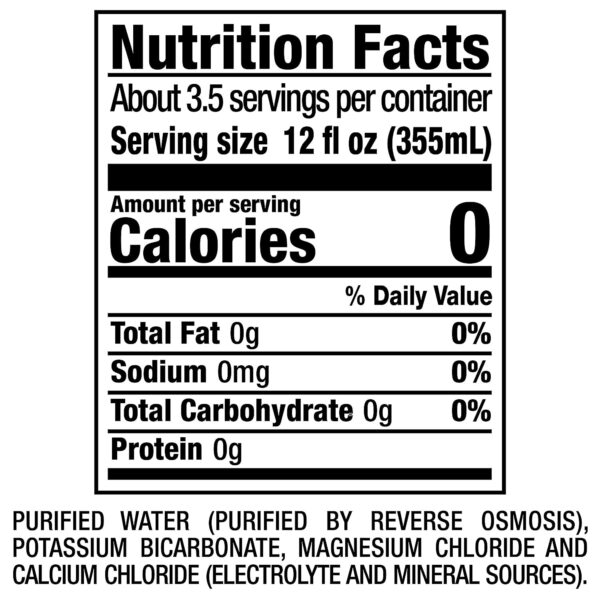 CORE Hydration, Nutrient Enhanced Water, Perfect 7.4 Natural pH, Ultra-Purified With Electrolytes and Minerals, Cup Cap For Sharing, 44 Fl Oz, Pack of 12 - Image 7