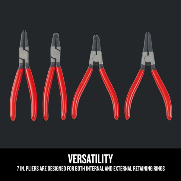 Plier Set, 25 Pieces, Durable and Versatile Pliers, Stainless Steel Blades (CMHT82625) - Image 4