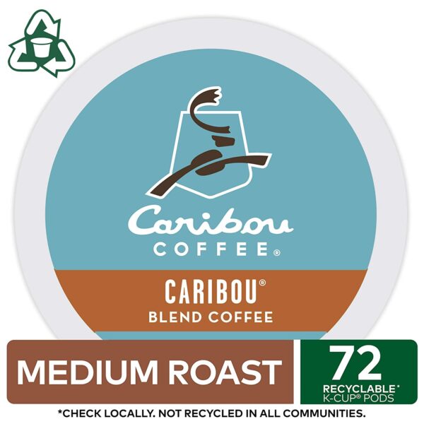 Caribou Coffee Caribou Blend, Single-Serve Keurig K-Cup Pods, Medium Roast Coffee, 72 Count - Image 11