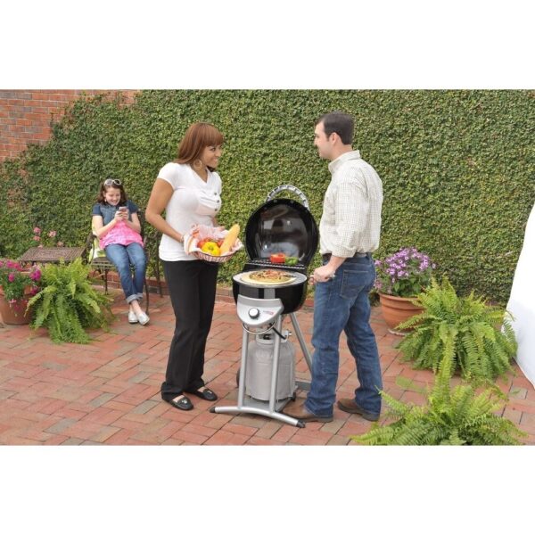 15601900 Black 1-Burner Liquid Propane Infrared Gas Grill - Image 7