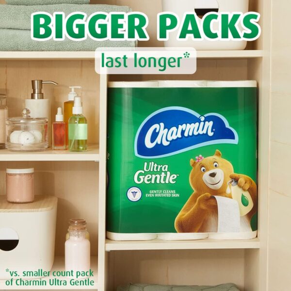 Charmin Ultra Gentle Toilet Paper, 36 Mega Rolls = 144 Regular Rolls - Image 7