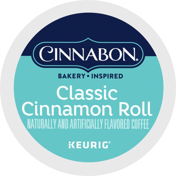 Cinnabon Classic Cinnamon Roll Keurig Single-Serve K-Cup Pods, Light Roast Coffee, 96 Count (4 Packs of 24) - Image 4