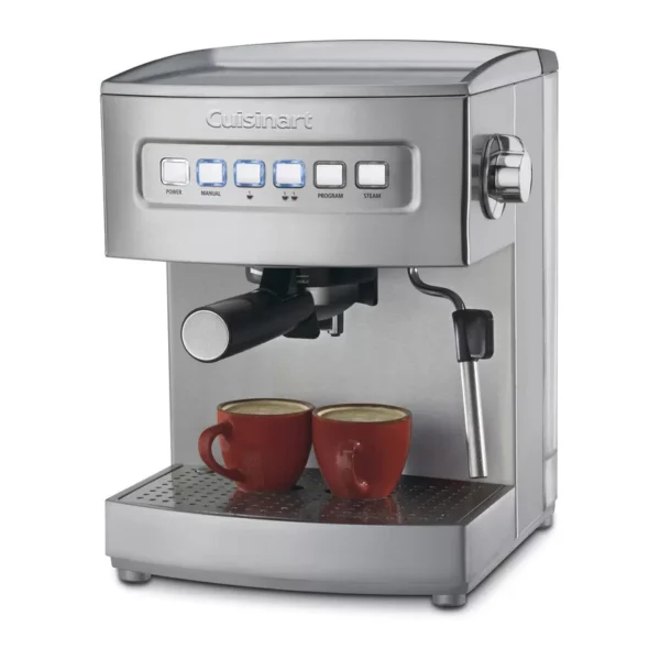 EM-200NP1 Programmable 15-Bar Espresso Maker, Stainless Steel - Image 2