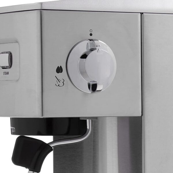 EM-200NP1 Programmable 15-Bar Espresso Maker, Stainless Steel - Image 5
