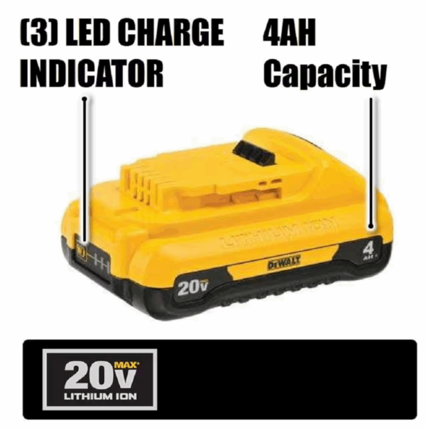 20V MAX Cordless Brushless 6-1/2 in. Circular Saw with 20V MAX Compact Lithium-Ion 4.0Ah Battery Pack - Image 7