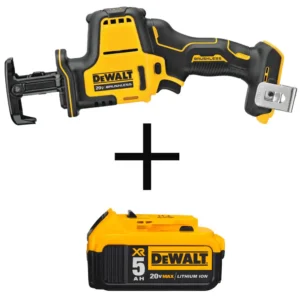 ATOMIC 20-Volt MAX Cordless Brushless Compact Reciprocating Saw with (1) 5.0Ah Battery