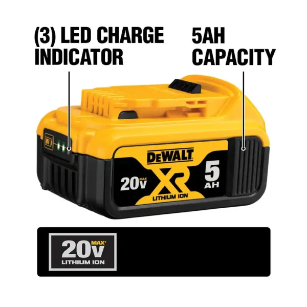 ATOMIC 20-Volt MAX Cordless Brushless Compact Reciprocating Saw with (1) 5.0Ah Battery - Image 9