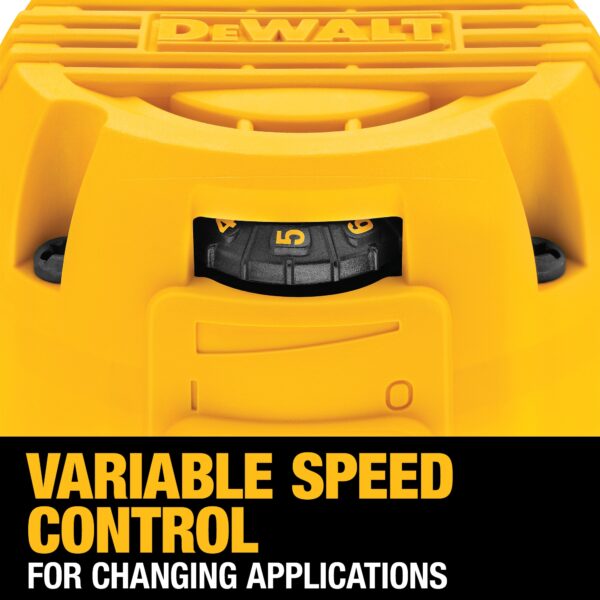 DWP611 1/4-in-Amp 1.25-HP Variable Speed Fixed Corded Router (Tool Only) - Image 6