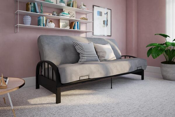 Metal Futon Frame, Black Large - Image 2