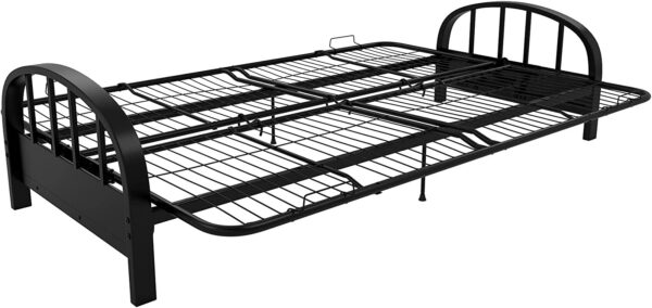 Metal Futon Frame, Black Large - Image 9