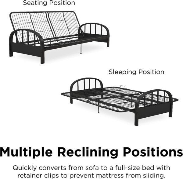 Metal Futon Frame, Black Large - Image 8