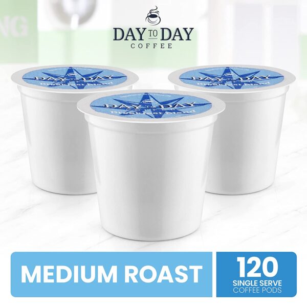 Day To Day 120-Count Breakfast Blend, Medium Roast Single Serve Coffee Pods for K-Cup Keurig Brewers - Image 7