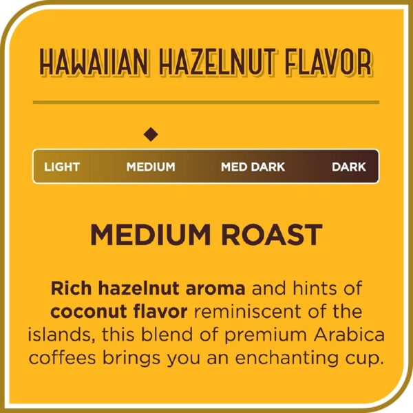 Don Francisco s Hawaiian Hazelnut Flavored Medium Roast Coffee Pods   100 Count - Image 2