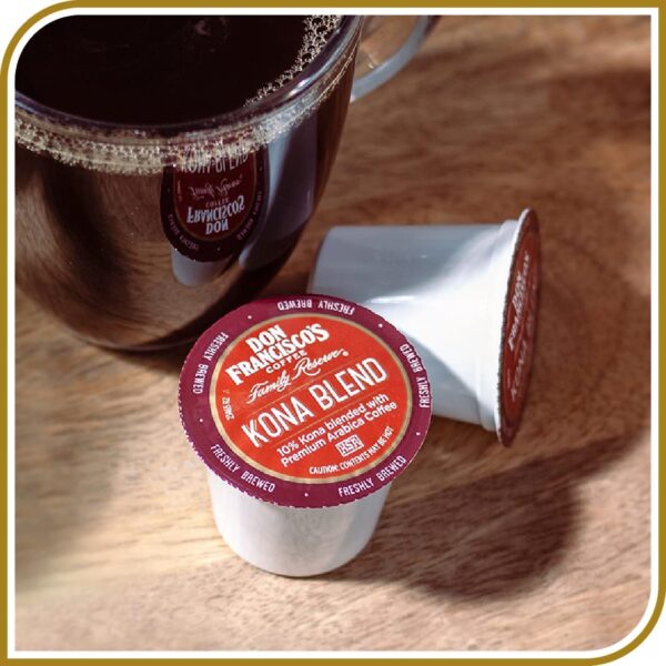 Don Francisco s Kona Blend Medium Roast Coffee Pods   100 Count   Recyclable Single-Serve Coffee Pods - Image 4