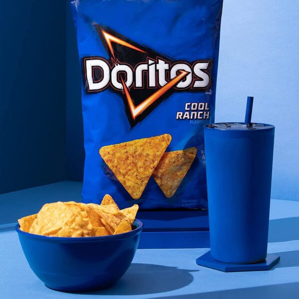 Doritos Cool Ranch Flavored Tortilla Chips, 1.75oz Bags (64 Pack) - Image 5