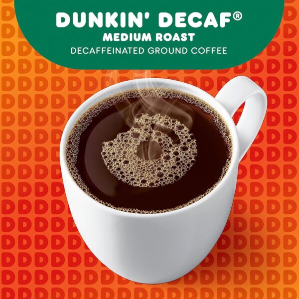 Dunkin  Decaf Medium Roast Coffee, 88 Keurig K-Cup Pods - Image 3