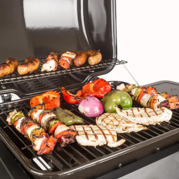 DGC310BNP-D 3-Burner Open Cart Propane Gas Grill in Blue - Image 2
