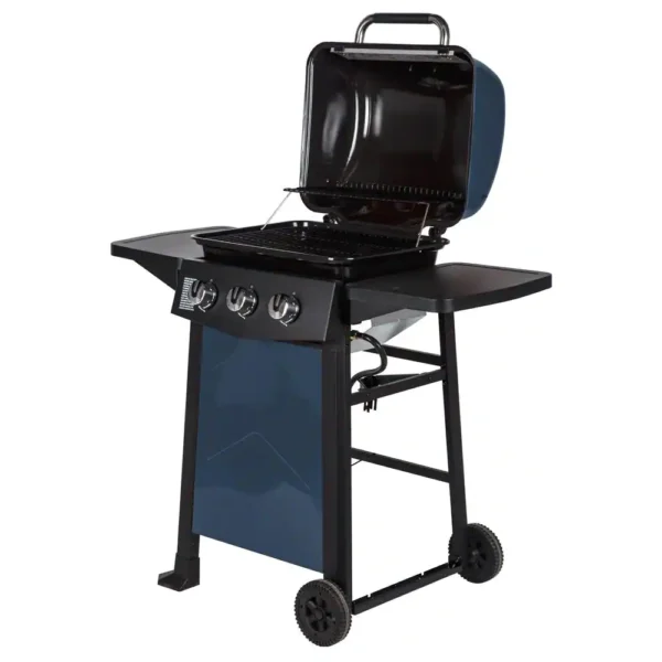 DGC310BNP-D 3-Burner Open Cart Propane Gas Grill in Blue - Image 8