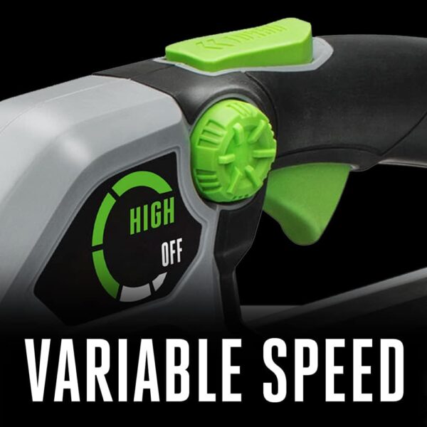 LB6703 670 CFM 180 MPH 56V Lithium-Ion Cordless Electric Variable-Speed Blower Kit with 4.0Ah Battery and 320W Charger Included, Black - Image 7