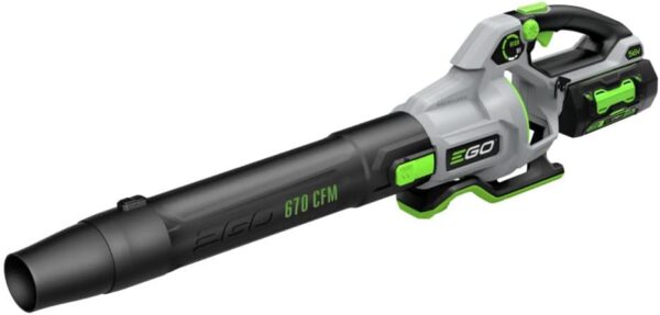 LB6703 670 CFM 180 MPH 56V Lithium-Ion Cordless Electric Variable-Speed Blower Kit with 4.0Ah Battery and 320W Charger Included, Black