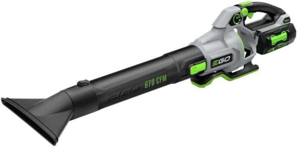 LB6703 670 CFM 180 MPH 56V Lithium-Ion Cordless Electric Variable-Speed Blower Kit with 4.0Ah Battery and 320W Charger Included, Black - Image 4