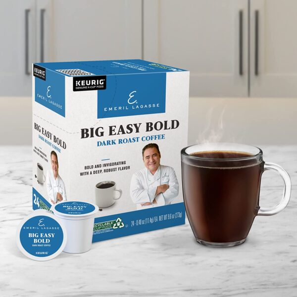 Emeril Big Easy Bold, Single-Serve Keurig K-Cup Pods, Dark Roast Coffee Pods, 96 Count - Image 7