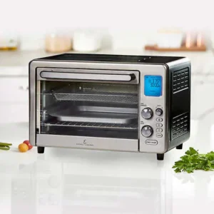 360XL   Convection Ovens Replaces a Hot Air Fryer Oven, Toaster Oven, Rotisserie, Bake, Broil, Slow Cook, Pizza, Dehydrator   More. Emeril Cookbook. Stainless Steel. (MAX 15.6?? 19.7?? x 13??)